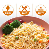 ONETANG Organic Millet & Brown Rice Ramen Noodle, Gluten-Free Pasta, No Sodium Ramen, Whole Grain, Non-GMO, Kosher, Vegan 2.47 Oz (Pack Of 12)