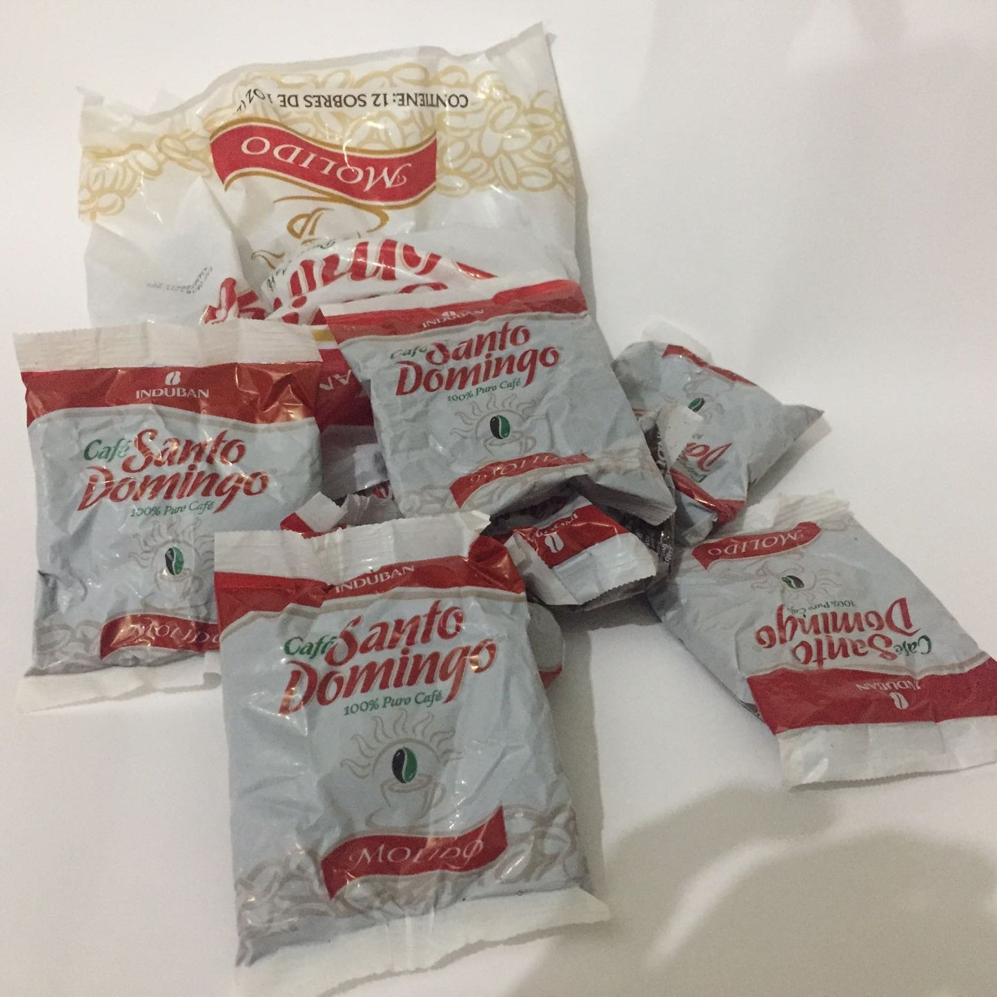 Cafe Santo Domingo 100% Puro Cafe 1 Packet of 12 units of 1 oz each