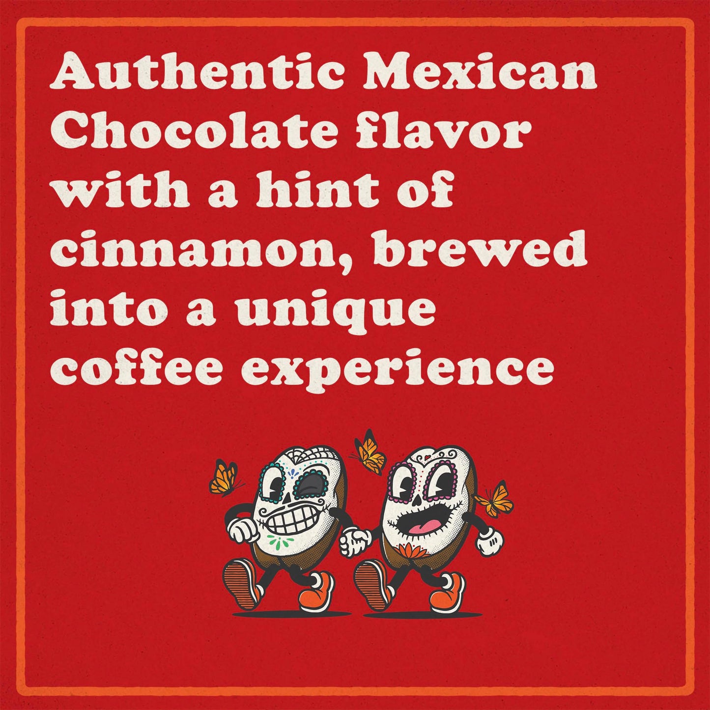 Roasty Buds Mexican Chocolate Coffee Grounds | Café Mexicano 100% Arabica Coffee, Natural Cinnamon Flavors (12 oz) | Gluten-Free, Non-GMO, No Sugar |