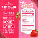 Wiley Wallaby Strawberry Licorice 24 Ounce Classic Gourmet Soft & Chewy Australian Red Licorice Candy Twists, 2 Pack
