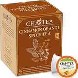 Cha4Tea 36-Count Cinnamon Orange Spice Herbal Black Tea Pods Compatible with Keurig K-Cup Brewers
