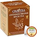 Cha4Tea 36-Count Cinnamon Orange Spice Herbal Black Tea Pods Compatible with Keurig K-Cup Brewers