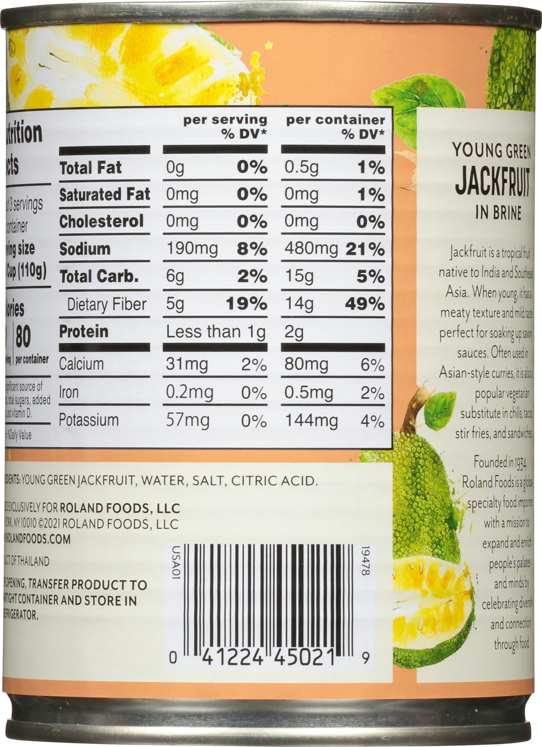 Generic R.oland Jackfruit In Brine 19 oz (Pack of 12)