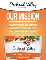 Orchard Valley Harvest Antioxidant Mix, 1 Ounce Bags (Pack of 15), Almonds, Cranberries, Blueberries, Cashews, and Pepitas, Non-GMO, No Artificial
