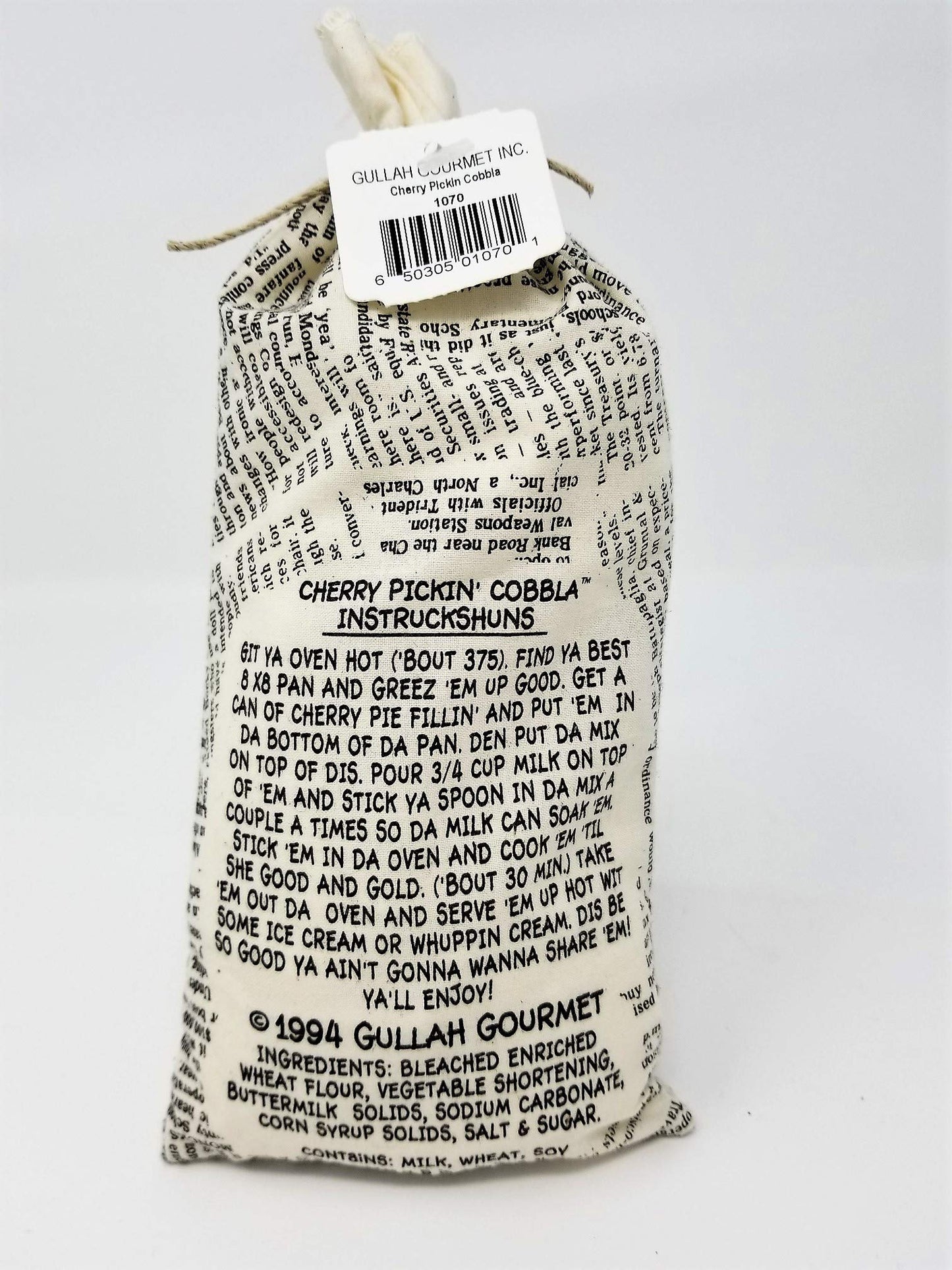 Gullah Gourmet (Cherry Picking Cobbla)