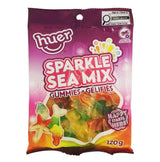 Huer Sparkle Sea Mix Gummies 120g | Soft Gummy Texture Ocean-Themed Candy