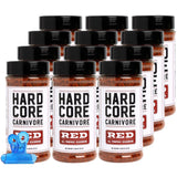 Hardcore Carnivore Red Bar-B-Q Rub Seasoning - 11 oz Shaker - Rib Rub and Brisket Rub - Burger Seasoning and Steak Rub - Meat Rub for Bbq Rub