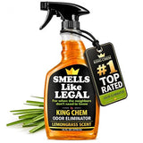 Smells Like Legal™ Lemongrass Odor Eliminator Spray - Powerful Commercial-Grade - Eliminates Smoke, Pet & Food Odors at source - Fabric-Safe