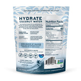 Laird Superfood HYDRATE Coconut Water Powder Drink Supplement with Coconut Water and Auqamin, All Natural, No Added Sugars, Gluten-Free, Non-GMO
