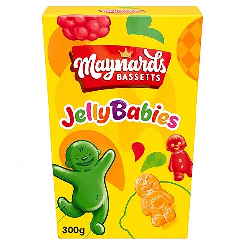 Maynards Bassetts Jelly Babies Sweets Carton 300g (Pack of 1)