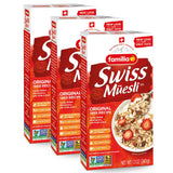 Familia Swiss Muesli Cereal, Original Recipe with Fruit and Nuts - Enjoy Hot, Cold or as Overnight Oats, 12 oz (Pack of 3)