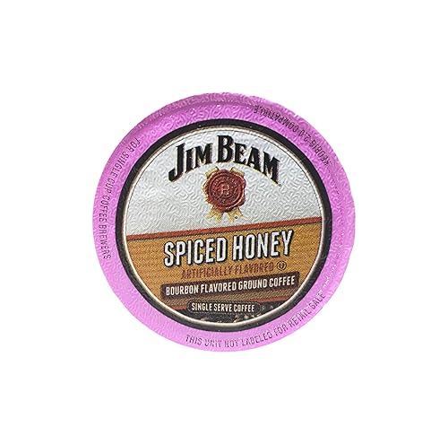 Jim Beam Bourbon Flavored Coffee, 100 Single Serve Cups (Spiced Honey)