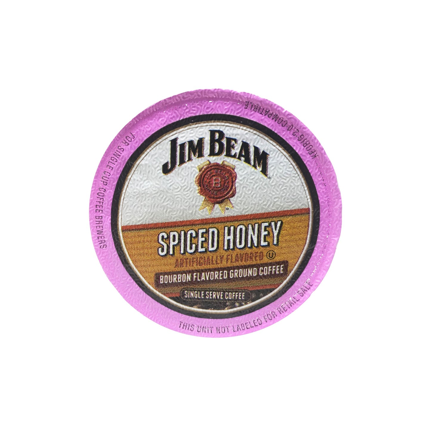 Jim Beam Bourbon Flavored Coffee, 100 Single Serve Cups (Spiced Honey)