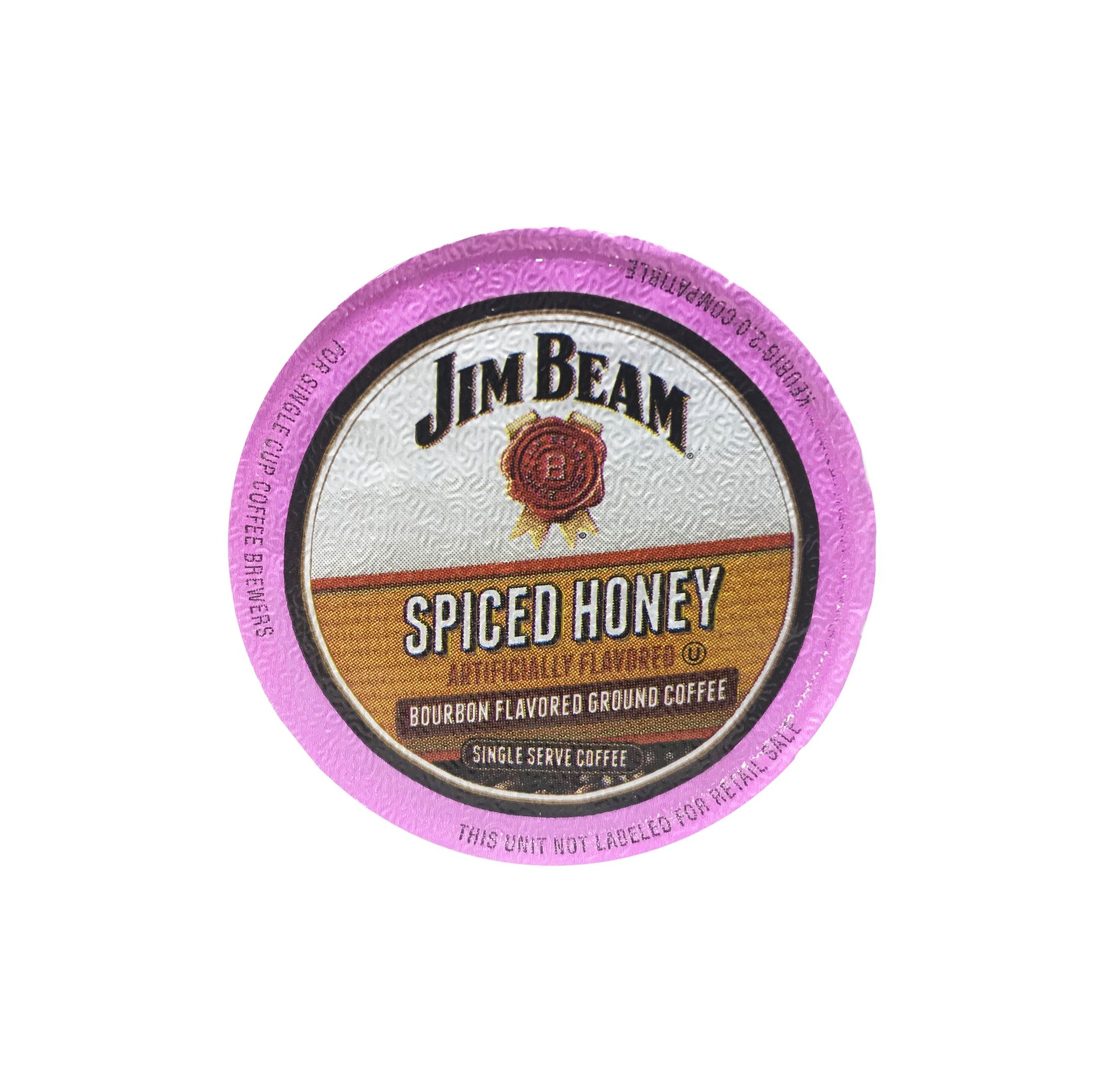 Jim Beam Spiced Honey Bourbon Flavored Single Serve Coffee, 18 cups