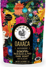 Etnia 52 - Oaxaca (Intenso), Mexican Ground Coffee, 1 lb. or 16 oz, Kosher Certified (KMD), Made in Mexico, includes Ebook