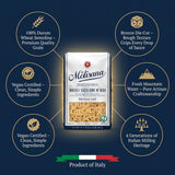 La Molisana Pasta Anelli Siciliani 16 oz (Pack of 2) - Italian Pasta - Pasta Shells with Food Bag Clamp - 3 Total Items