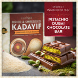 Eastanbul Dried & Chopped Kataifi Shredded Fillo Dough, Kurutulmus Kadayif Pastry Dough, Ingredient for The Viral Dubai Pistachio Chocolate Bar