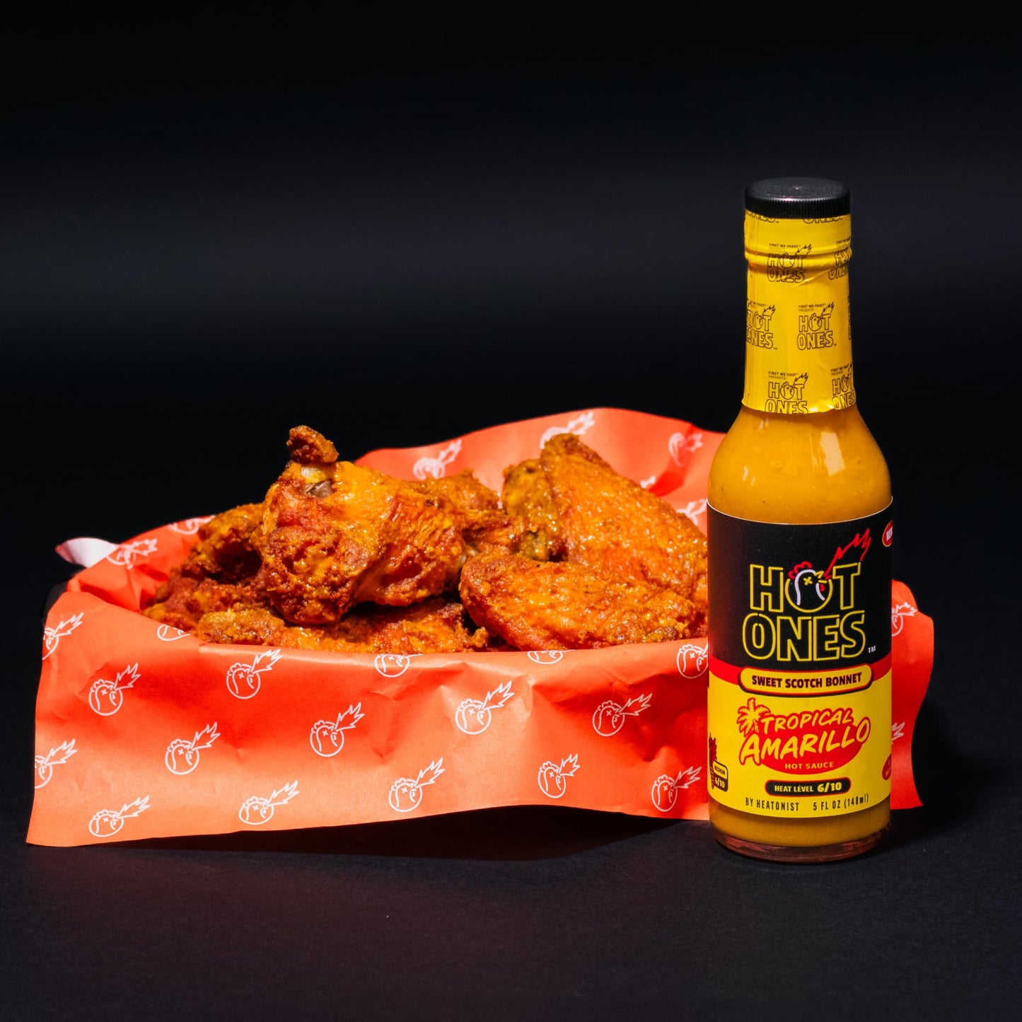 Hot Ones Tropical Amarillo Hot Sauce 5 oz (3-Pack)
