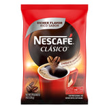 Nescafe Clasico Dark Roast Instant Coffee, 8 oz Pouch