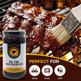 House of Q Five Star Competition BBQ Sauce - Award-Winning Sweet & Tangy Tomato-Based Barbecue Sauce with Hint of Heat - Perfect for Chicken, Pork