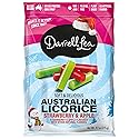 Darrell Lea Holiday Combo Soft Australian Licorice, Strawberry & Apple Flavored, Kosher, Non GMO, 9.7 Ounces (Pack of 1)