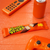 REESE'S STICKS Milk Chocolate Peanut Butter Wafer King Size, Candy Packs, 3 oz (24 Count)