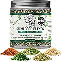 Chimi Boss Blends Chimichurri Original Dry Seasoning, 4 oz - Argentinian Herb & Garlic Rub with Parsley & Chili Flakes - All Natural Seasoning or DIY