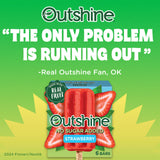 Outshine No Sugar Added Strawberry Fruit Ice Bars, 14.7 Fl Oz (Frozen)