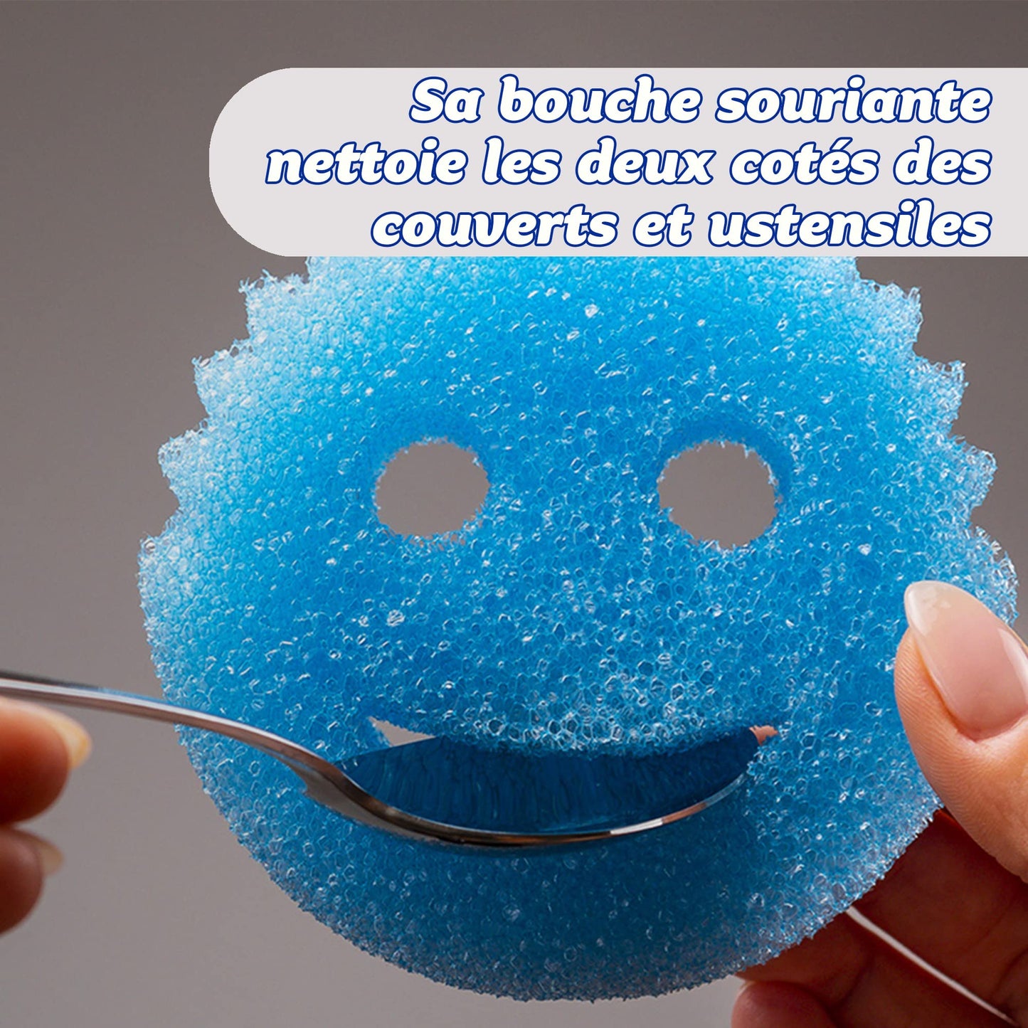 Scrub Daddy Colors - Color Code Cleaning, FlexTexture, Soft in Warm Water, Firm in Cold, Deep Cleaning, Dishwasher Safe, Multi-use, Scratch Free, Odor