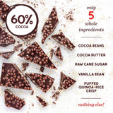 Alter Eco | Chocolate Bars | Pure Dark Cocoa, Fair Trade, Organic, Non-GMO, Gluten Free (12-Pack Dark Quinoa Crunch)