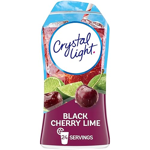 Crystal Light Sugar-Free Black Cherry Lime Zero Calories Liquid Water Enhancer 1 Count 1.62 fl oz