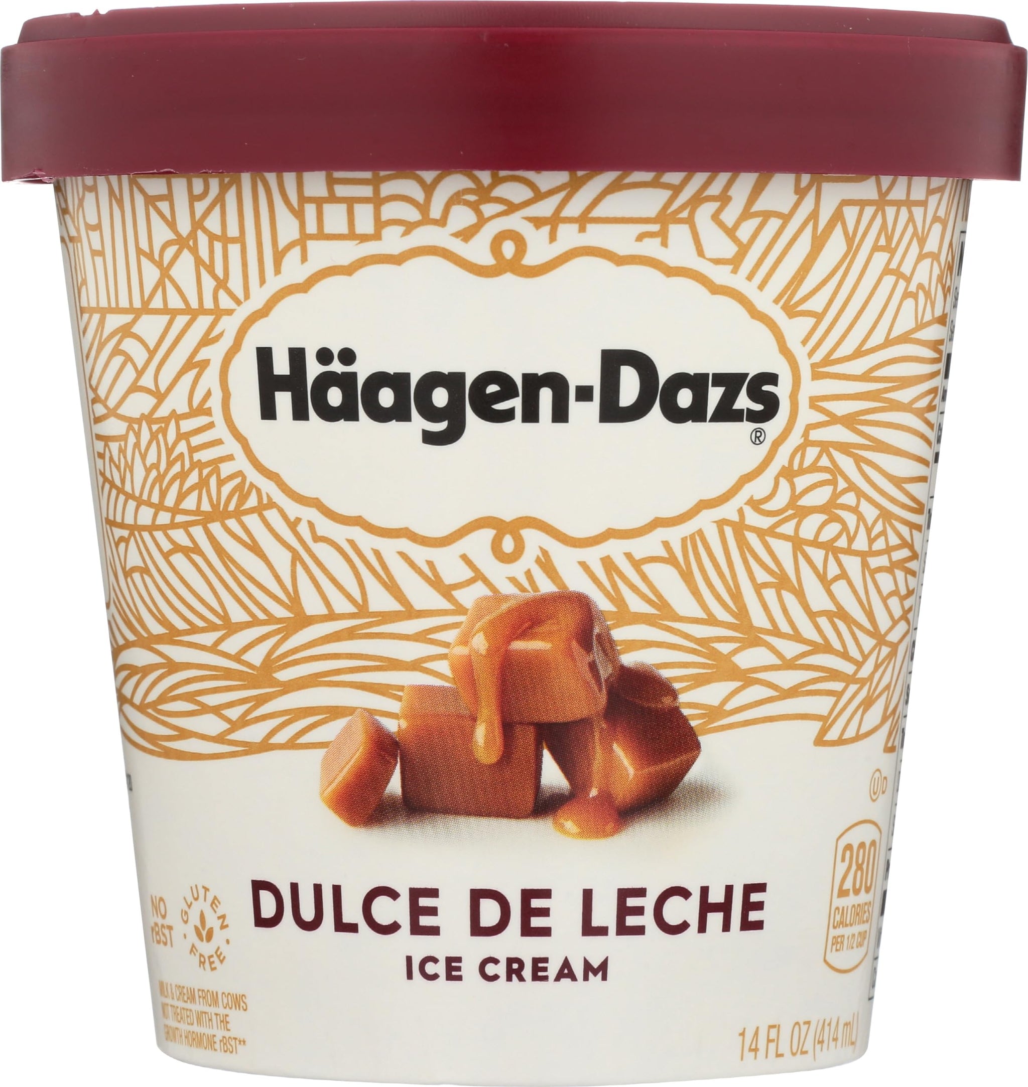Haagen-Dazs, Dulce De Leche Ice Cream, 14 oz (Frozen)
