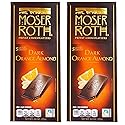Moser Roth German Dark Chocolate Bars -Orange & Almond (pack of 2) by Moser Roth