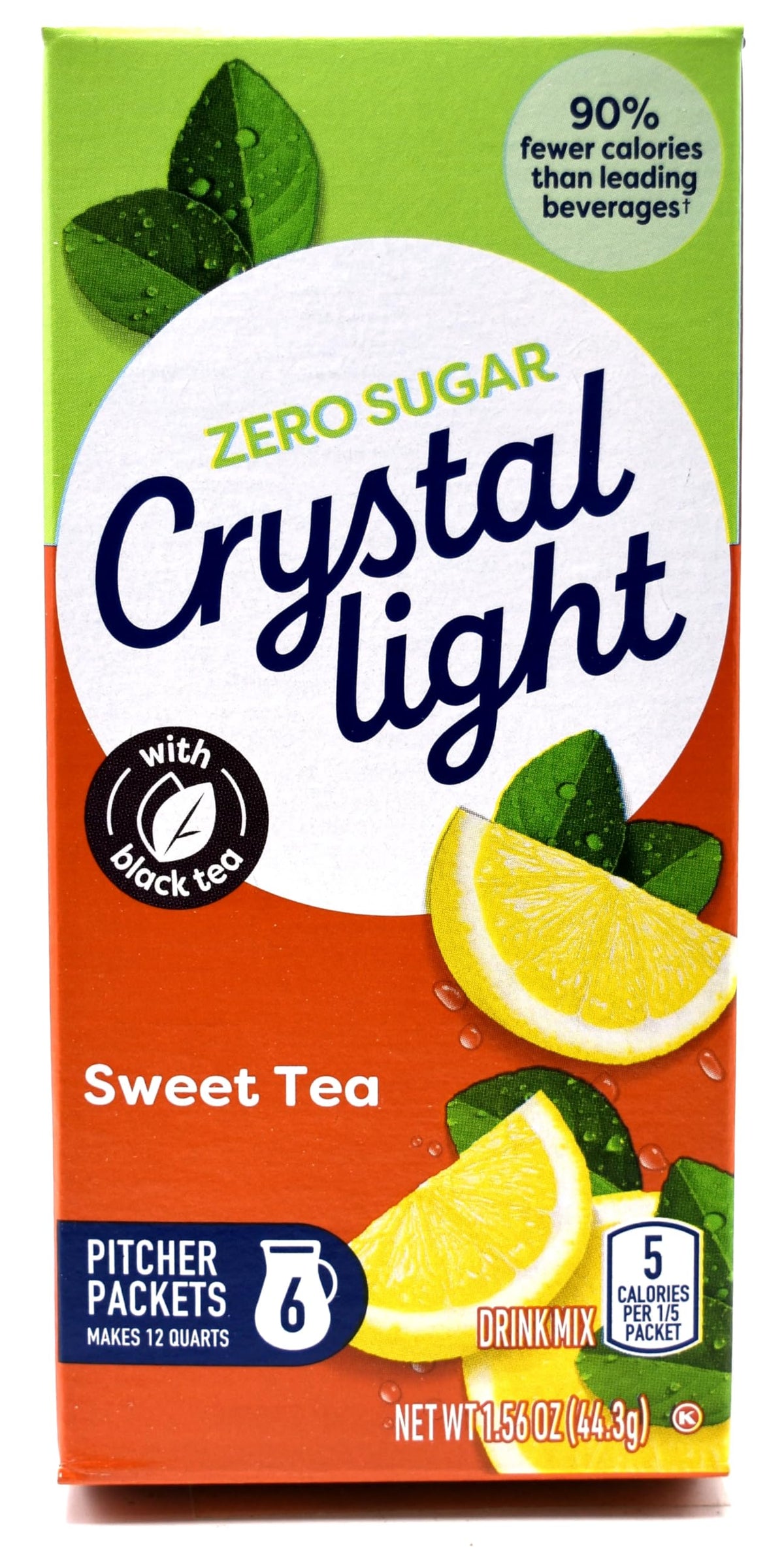 Crystal Light Sweet Tea, 12-Quart 1.56-Ounce Canister (Pack Of 4)