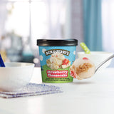Ben & Jerry's Ice Cream Strawberry Cheesecake Non-GMO 16 oz