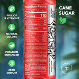 TIGERLYFE Energy Drink 4 Pack, 12oz Slim Cans, Energy Drinks Bulk with 24g Cane Sugar, 110 Calories Energy Drink for Energy & Focus, Zero Calorie