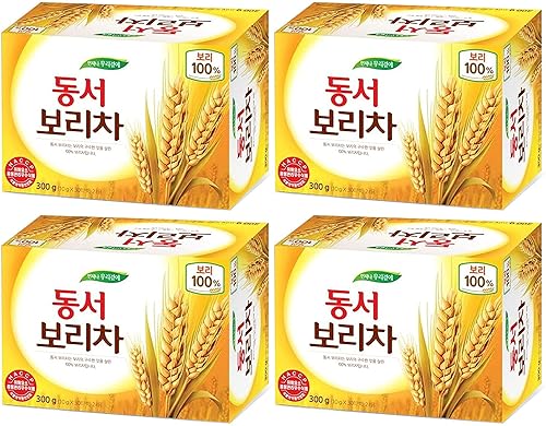 Dongsuh Roasted Barley Tea, 10g x 30 bags Pack of 4