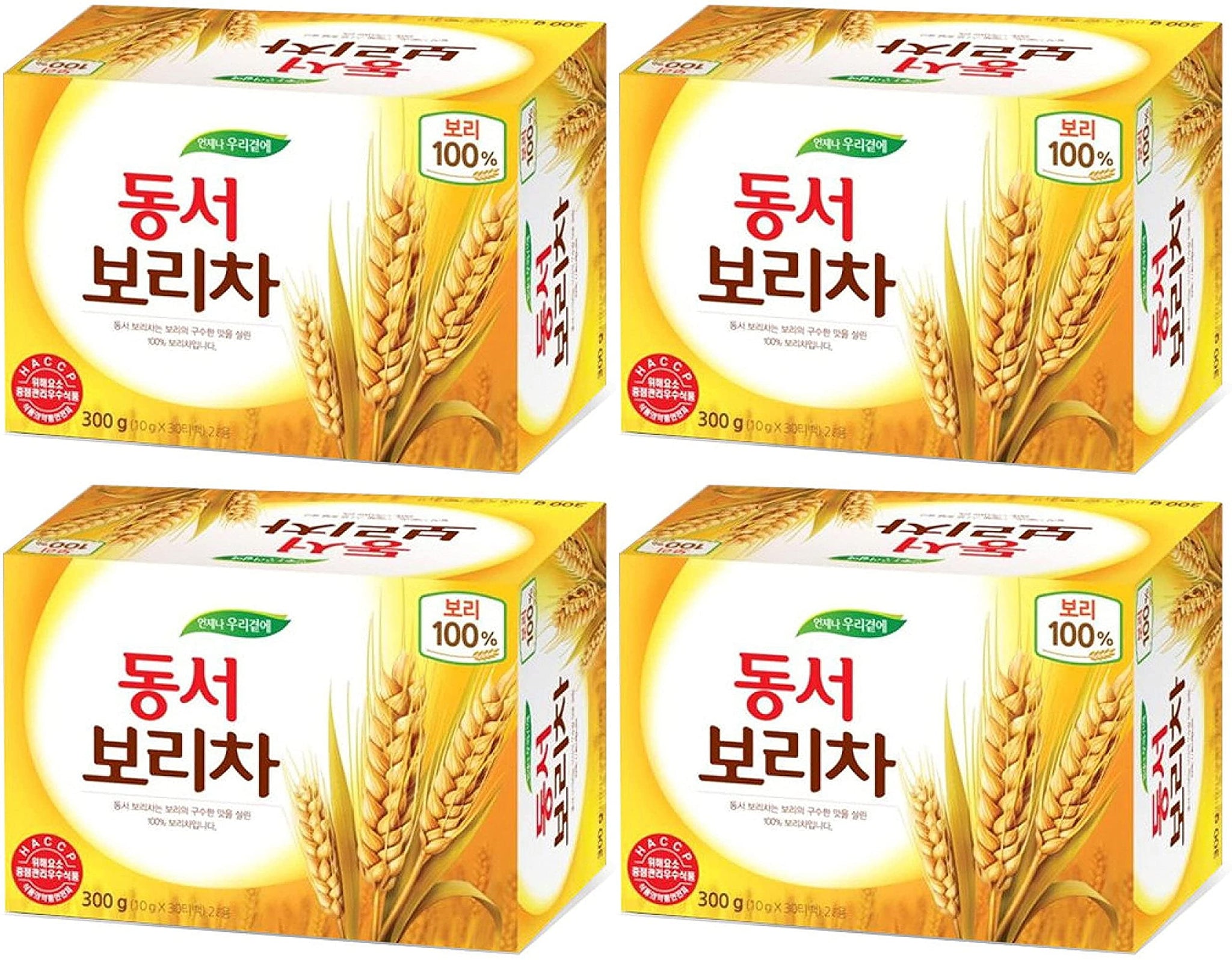 Dongsuh Roasted Barley Tea, 10g x 30 bags Pack of 4