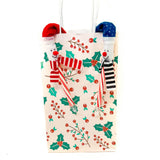 Podzly 12 Pack Snowman Candy Cane Cover Sleeves - Christmas Tree Ornament Toppers for Home, Classroom & Office - Ideal for Holiday Parties & Student