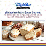Magic Line Butter Vanilla Flavoring Oil for Baking - Replaces Vanilla Flavor Extracts (32 Ounces)