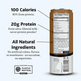 Slate Milk - High Protein Iced Coffee - Mocha Latte - 175mg Caffeine, Lactose Free Energy - 20g Protein, 1g Sugar, 100 Calories, 3g Net Carbs, No