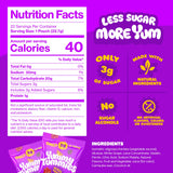 Yummy Tummies Low Sugar Fruit Snacks, 3g Sugar Per Pouch, 0.8 oz (Pack of 22)