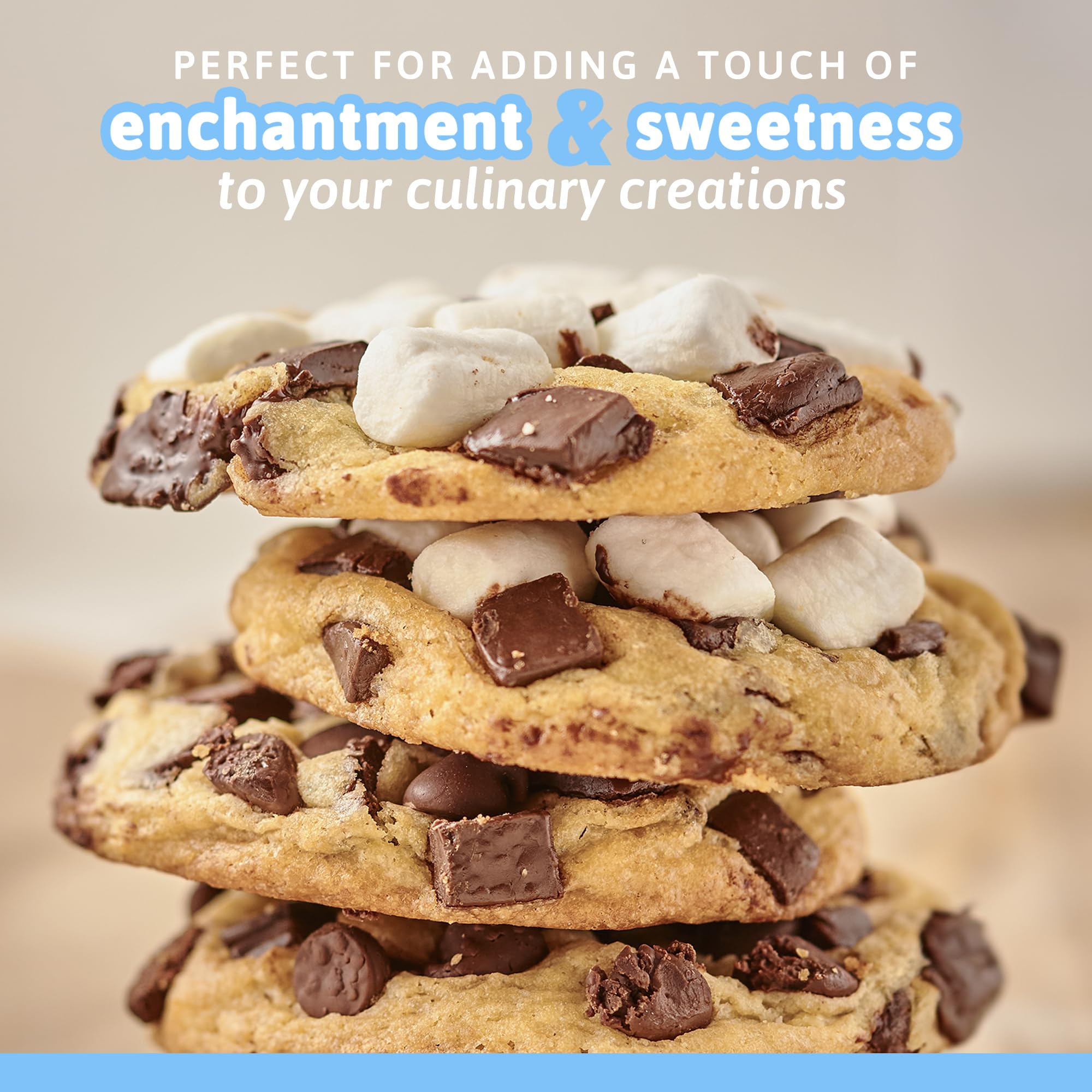 Palm and Plenty Dehydrated Marshmallow Bits | For Cereal, Hot Chocolate, Cocoa, Ice Cream and Desserts | Irresistible Sweet Treats for Snacking