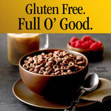 Chocolate Cheerios, Heart Healthy Gluten Free Breakfast Cereal, Made with Whole Grain Oats, Family Size, 19.2 oz