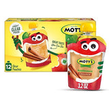 Mott's Cinnamon Applesauce, 3.2 oz clear pouches, 12 count