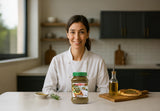 Tazah Zaatar Seasoning 16oz Jordanian Za'atar Thyme Mixture Green Zatar Mediterranean Seasoning in Jar (1lb 454g)