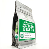 Spice Profile | USDA Certified Organic Cumin Seeds (Whole) | Resealable 4oz Pouch | Best for Tempering, Cooking, Spice Blends & Seasonings | Organic