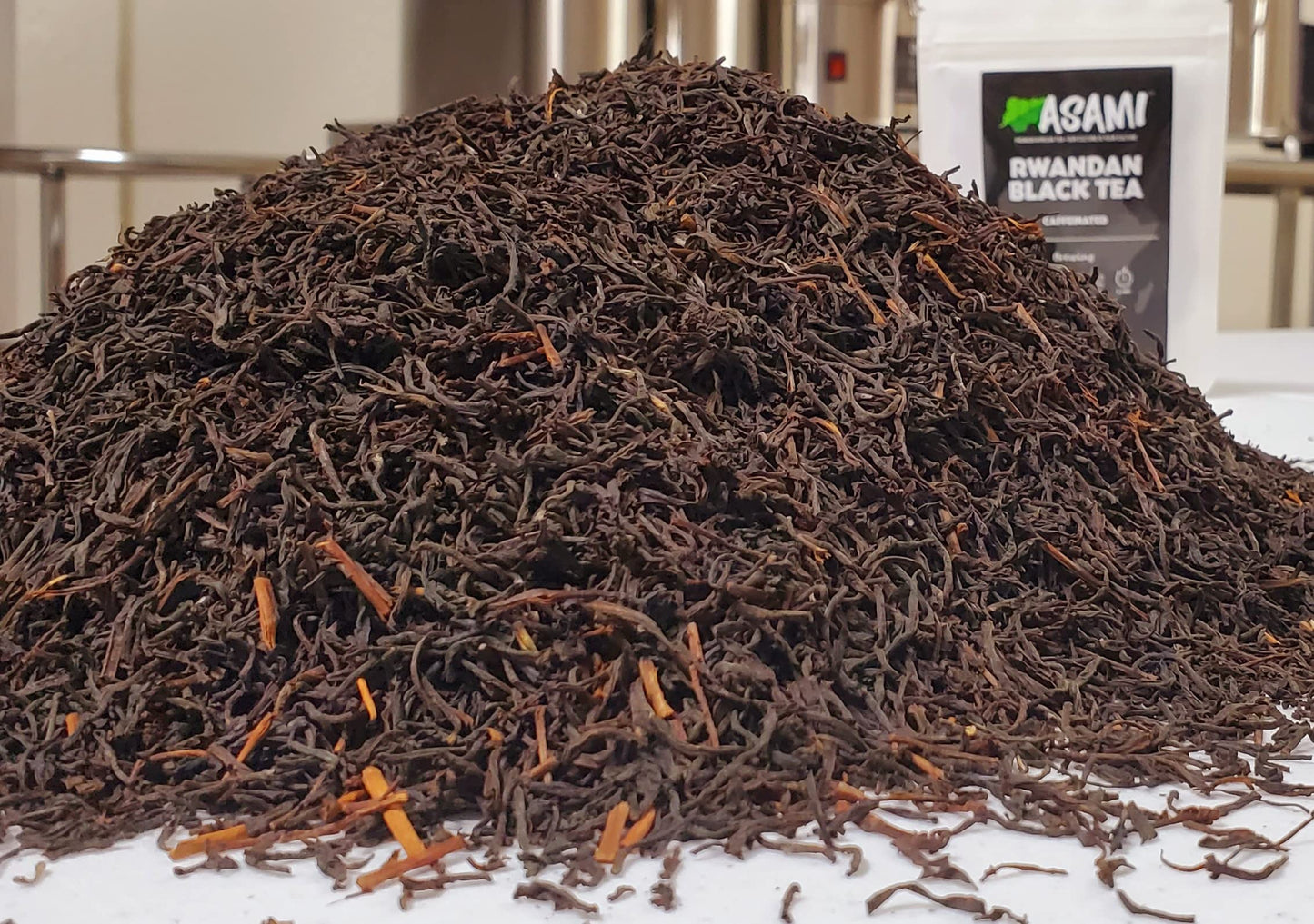 Asami Rwandan Black Tea 100g | Premium Organic Loose Leaf Black Tea | High Caffeine African Breakfast Pure Leaf Teas with Rich Malty & Smooth Honey