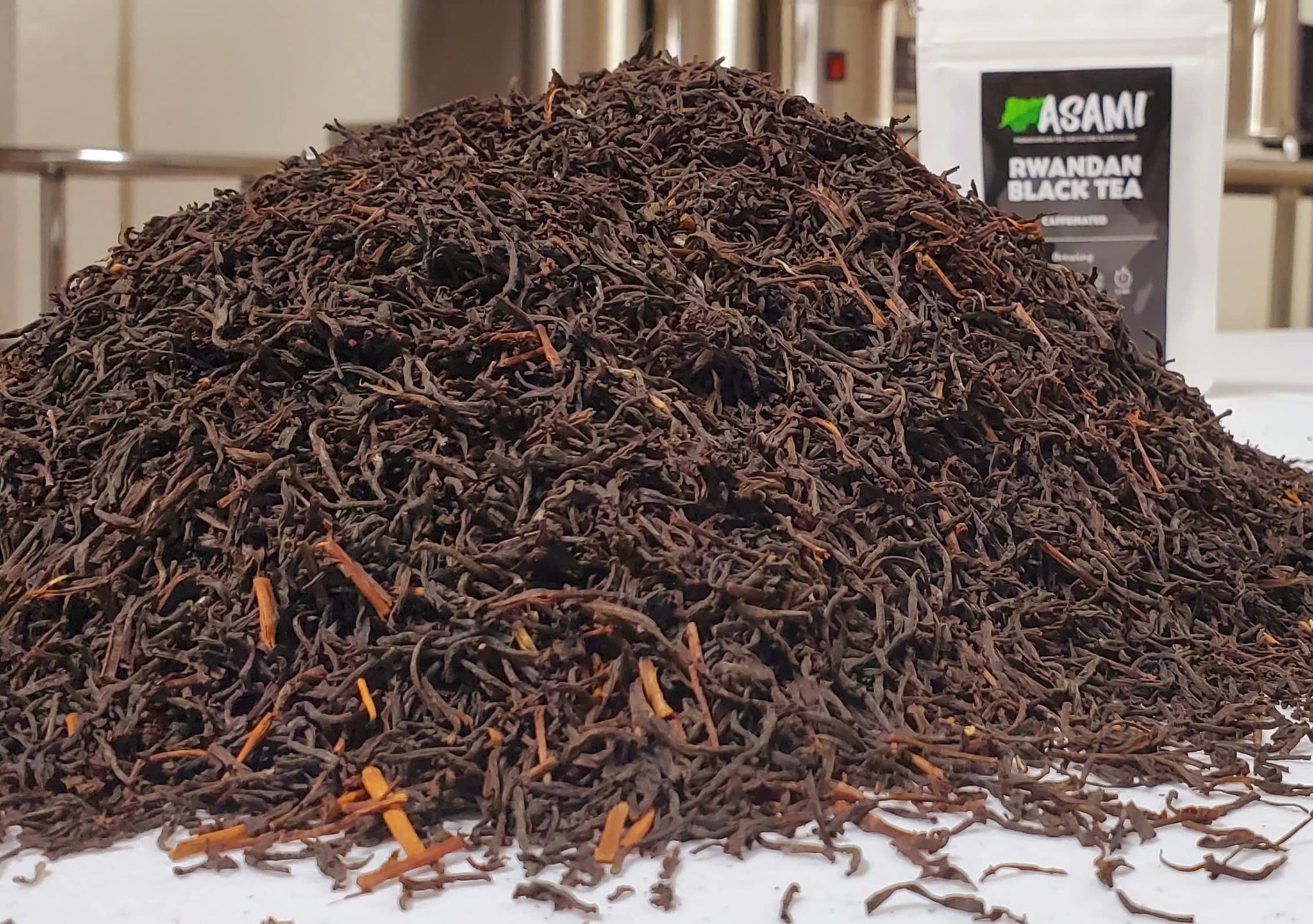 Asami Rwandan Black Tea 100g | Premium Organic Loose Leaf Black Tea | High Caffeine African Breakfast Pure Leaf Teas with Rich Malty & Smooth Honey