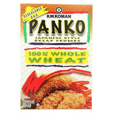 Kikkoman Japanese Style Whole Wheat Panko Bread Crumbs 8 ounce Resealable Package